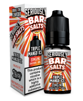 Doozy Vape Seriously Bar Salts - 10ml Nic Salt E-Liquid - Triple Mango Ice